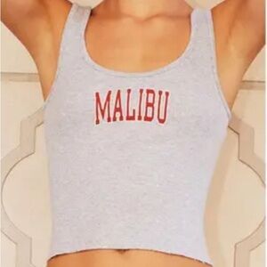Brandy Melville “Malibu” Cropped Tank